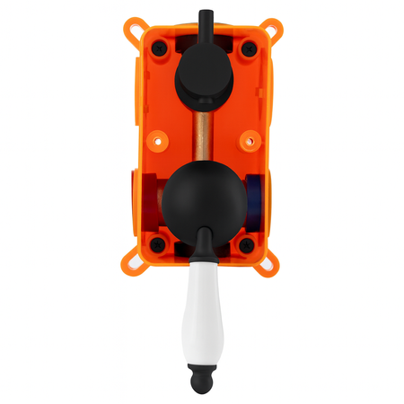 ZESTAW PRYSZNICOWY PODTYNKOWY RETRO S-1175B CZARNY