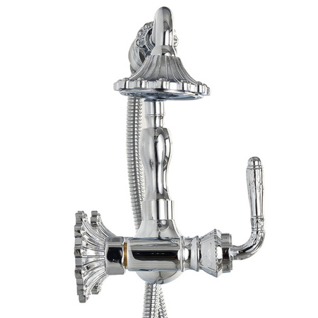 BATERIA WANNOWA ISABELLA PRYSZNICOWA ŚCIENNA RETRO S-1183 CHROM