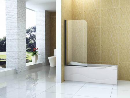 PARAWAN NAWANNOWY MARION 1-SKRZYDŁOWY 70X140 RUCHOMY CZARNY