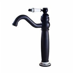 BATERIA UMYWALKOWA PALOMA WYSOKA OBROTOWA RETRO S-1110 CZARNA