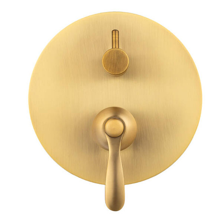 ZESTAW PRYSZNICOWY PODTYNKOWY RETRO S-1174V STARE ZŁOTO