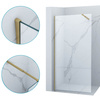 ŚCIANKA PRYSZNICOWA WALK-IN 110x200 TRANSPARENT ZŁOTA