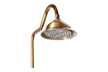 ZESTAW PRYSZNICOWY NATYNKOWY ADELITA RETRO S-1125 STARE ZŁOTO