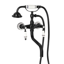 BATERIA WANNOWA ŚCIENNA PALOMA RETRO S-1184B CZARNA