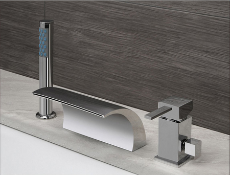 BATERIA WANNOWA CASCADE 3-OTWOROWA S-1006 CHROM