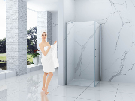 KABINA PRYSZNICOWA FRANKLIN KWADRATOWA TRANSPARENTNA - 90X90X190 CHROM