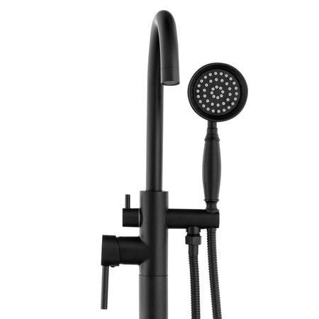 BATERIA WANNOWA ROSA RETRO WOLNOSTOJĄCA S-1221B CZARNY