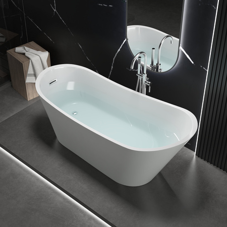 WANNA WOLNOSTOJĄCA ALLISON AKRYLOWA 170X75X72 BIAŁA