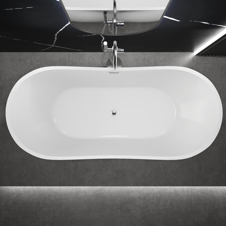 WANNA WOLNOSTOJĄCA GRACE AKRYLOWA 150X75X72 BIAŁA