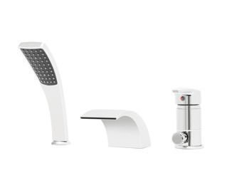 BATERIA WANNOWA CASCADE 3-OTWOROWA S-1008 CHROM