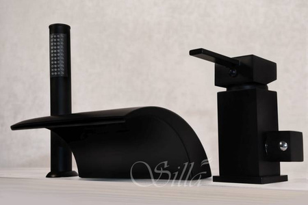 BATERIA WANNOWA CASCADE S-1006B 3-OTWOROWA CZARNA