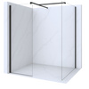 ŚCIANKA PRYSZNICOWA PALMER WALK-IN DOUBLE 2-CZĘŚCIOWA  80x200 110x200 TRANSPARENT CZARNA