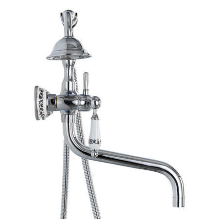 BATERIA WANNOWA ŚCIENNA PALOMA RETRO S-1184 CHROM