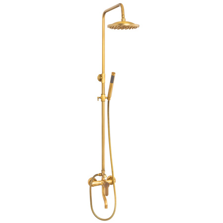 ZESTAW PRYSZNICOWY NATRYSKOWY NATYNKOWY GRETA S-1209V STARE ZŁOTO