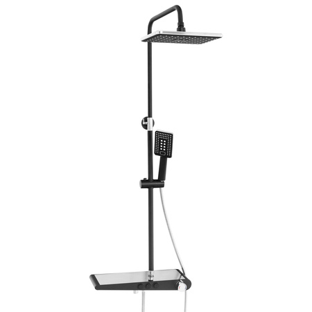 ZESTAW PRYSZNICOWY NATRYSKOWY NATYNKOWY LIVIA S-1206BC CZARNY/CHROM