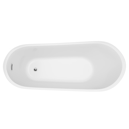 WANNA WOLNOSTOJĄCA ALLISON AKRYLOWA 170X75X72 BIAŁA