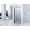 DRZWI PRYSZNICOWE SKŁADANE BOSTON - 190 X 70 CM CHROM