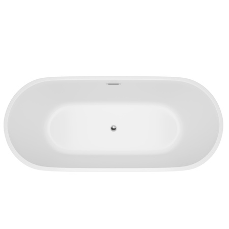 WANNA WOLNOSTOJĄCA EMILY AKRYLOWA 160X75X58 BIAŁA