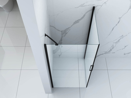 KABINA PRYSZNICOWA FRANKLIN KWADRATOWA TRANSPARENTNA - 100X100X190 CZARNY