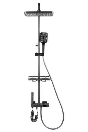 ZESTAW PRYSZNICOWY NATRYSKOWY NATYNKOWY S-1168 SZARY