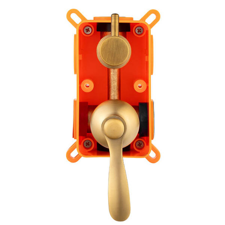 ZESTAW PRYSZNICOWY PODTYNKOWY RETRO S-1174V STARE ZŁOTO