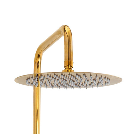 ZESTAW PRYSZNICOWY NATRYSKOWY NATYNKOWY RETRO PALOMA S-1198G ZŁOTO