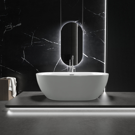 WANNA WOLNOSTOJĄCA MIA AKRYLOWA 150X75X58 BIAŁA