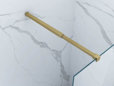 ŚCIANKA PRYSZNICOWA WALK-IN 80x200 TRANSPARENT ZŁOTA