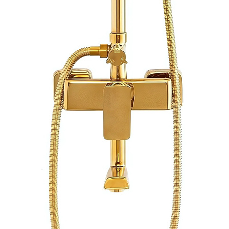 ZESTAW PRYSZNICOWY NATRYSKOWY NATYNKOWY AURORA S-1199G ZŁOTY