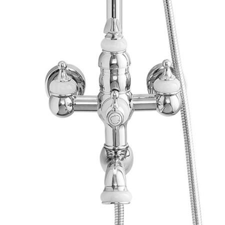 ZESTAW PRYSZNICOWY NATRYSKOWY NATYNKOWY RETRO MATILDA S-1201 CHROM