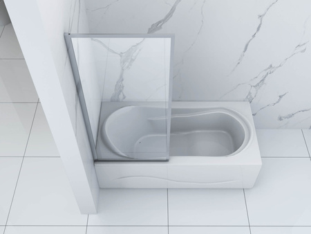 PARAWAN NAWANNOWY VESTON 1-SKRZYDŁOWY 90X150 FIX CHROM