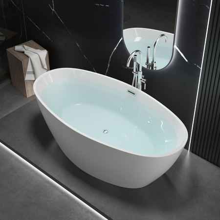 WANNA WOLNOSTOJĄCA SKYLER AKRYLOWA 170X80X58 BIAŁA