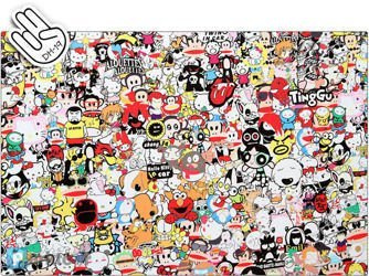 FOLIA OKLEINA STICKER BOMB DH-19