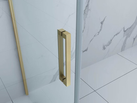 KABINA PRYSZNICOWA WILSON KWADRATOWA TRANSPARENTNA - 80X80X190 ZŁOTA