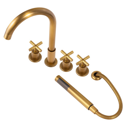 BATERIA WANNOWA VERANNI 5-OTWOROWA S-1104V STARE ZŁOTO