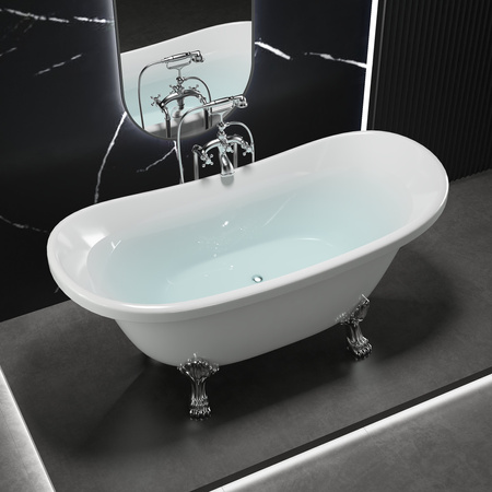 WANNA WOLNOSTOJĄCA BELLA AKRYLOWA 170X75X70 BIAŁA