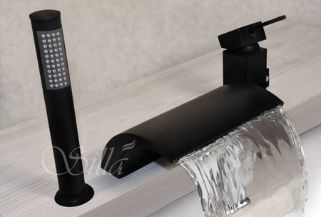 BATERIA WANNOWA CASCADE S-1006B 3-OTWOROWA CZARNA