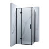 KABINA PRYSZNICOWA WILSON KWADRATOWA TRANSPARENTNA - 80X80X190 CZARNY
