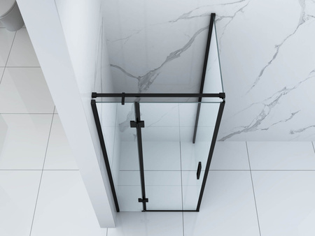 KABINA PRYSZNICOWA WILSON KWADRATOWA TRANSPARENTNA - 100X100X190 CZARNY