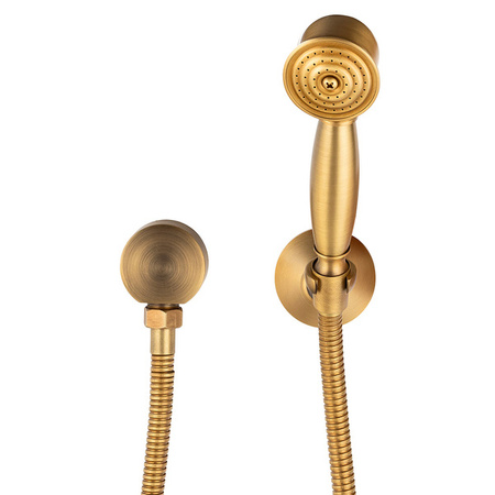 ZESTAW PRYSZNICOWY PODTYNKOWY RETRO S-1174V STARE ZŁOTO