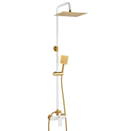 ZESTAW PRYSZNICOWY MARTINA NATRYSKOWY NATYNKOWY S-1190WG BIAŁY/ZŁOTY