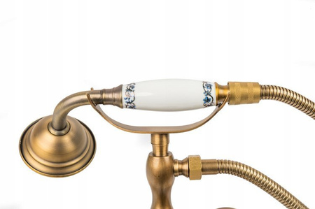 BATERIA WANNOWA PALOMA ŚCIENNA RETRO S-1126 STARE ZŁOTO