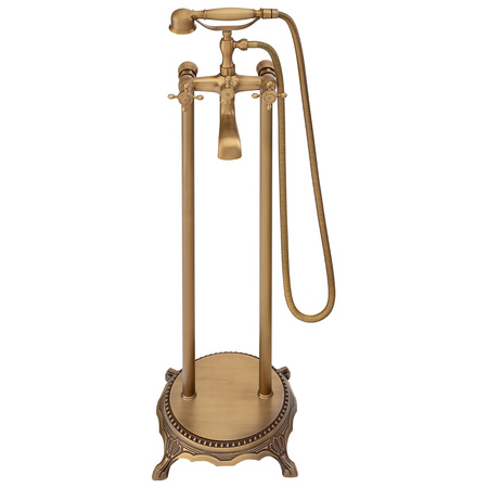 BATERIA WANNOWA CAMILLA WOLNOSTOJĄCA RETRO S-1071V STARE ZŁOTO