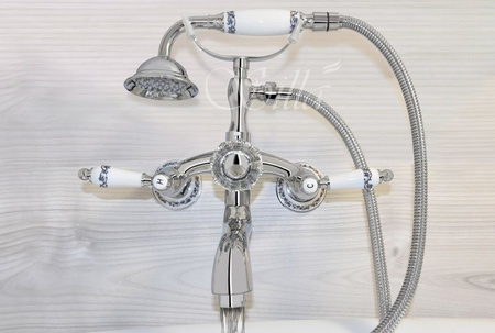 BATERIA WANNOWA PALOMA ŚCIENNA RETRO S-1126 CHROM