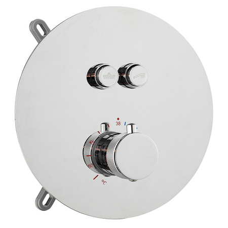 ZESTAW PRYSZNICOWY CARLO NATRYSKOWY PODTYNKOWY S-1172 CHROM