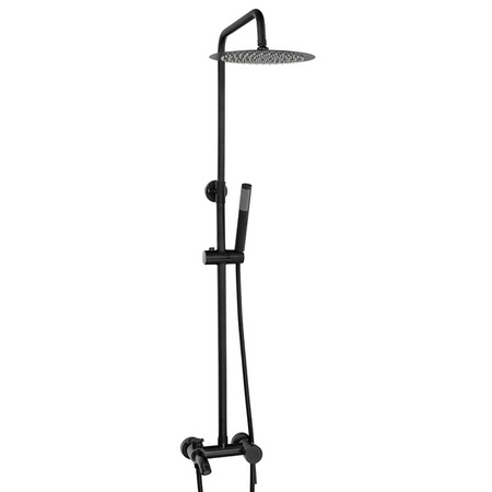 ZESTAW PRYSZNICOWY RETRO SENTIINI NATRYSKOWY NATYNKOWY S-1188B CZARNY