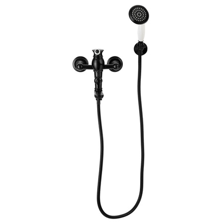 BATERIA WANNOWA VERONA ŚCIENNA RETRO S-1185B CZARNA