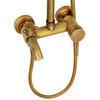 ZESTAW PRYSZNICOWY RETRO SENTINI NATYNKOWY  S-1188V STARE ZŁOTO