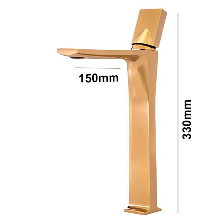 BATERIA UMYWALKOWA STONE WYSOKA SEM-1139G ZŁOTA