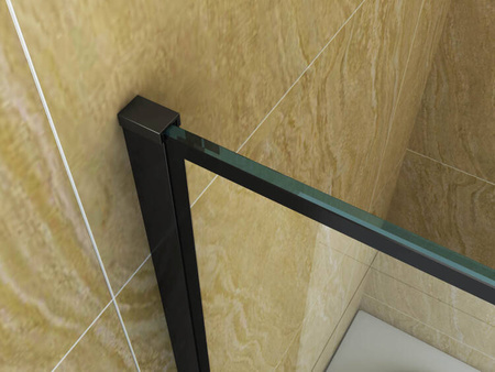 PARAWAN NAWANNOWY MADISON 1-SKRZYDŁOWY 70X140 FIX CZARNY